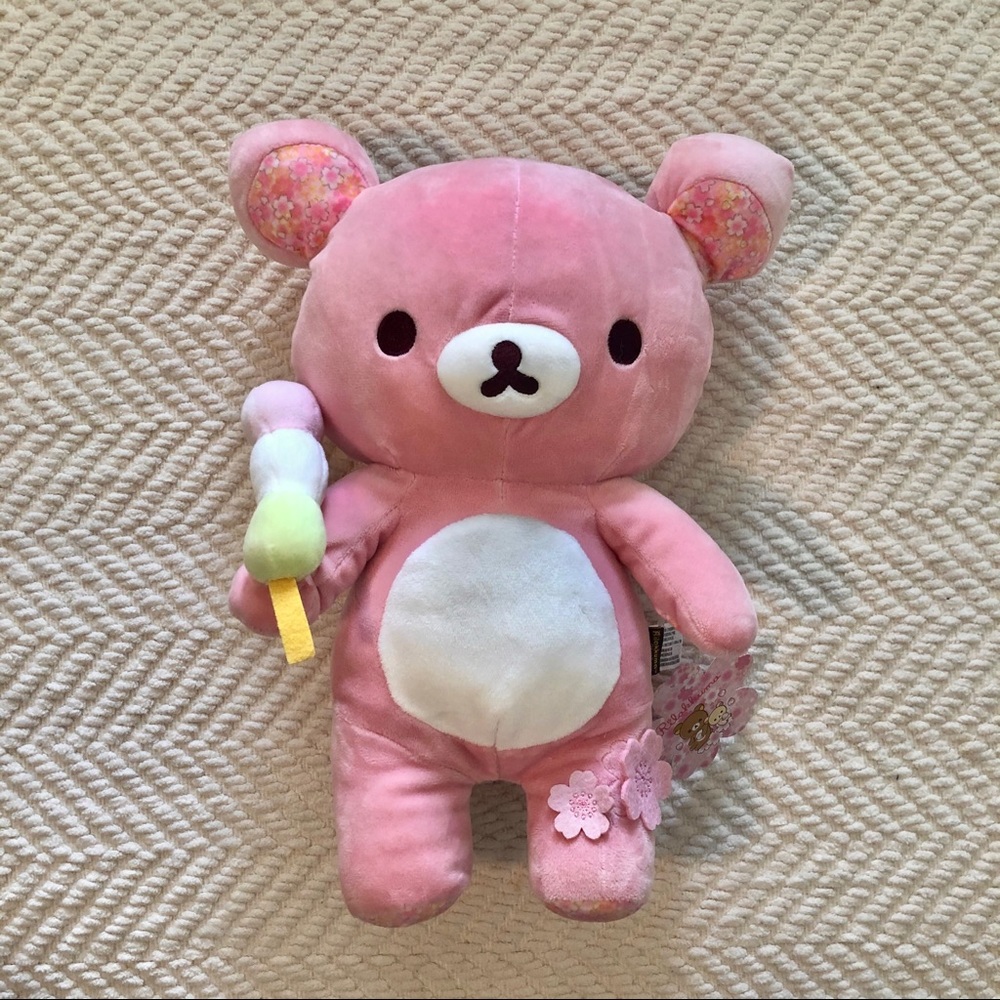 [SOLD]Japanese Cherry Blossom Rilakkuma Pink Plush